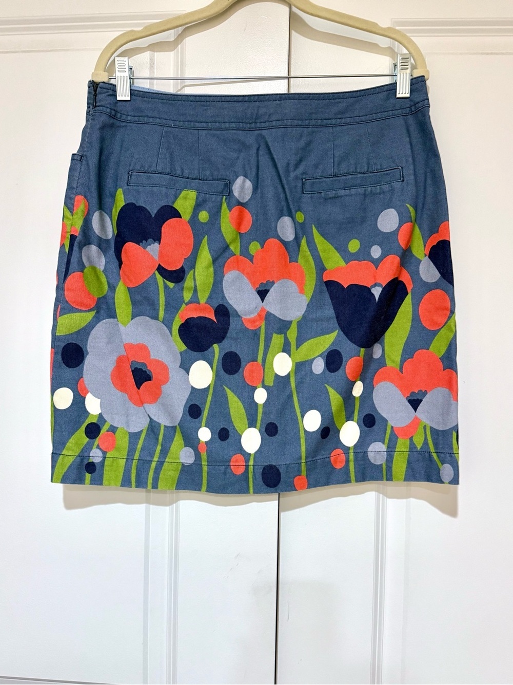Boden Floral Cotton Mini Skirt - Picture 3 of 4